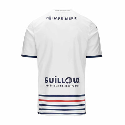 Camiseta de Juego Kombat Away SM Caen 23/24 Blanco Niños