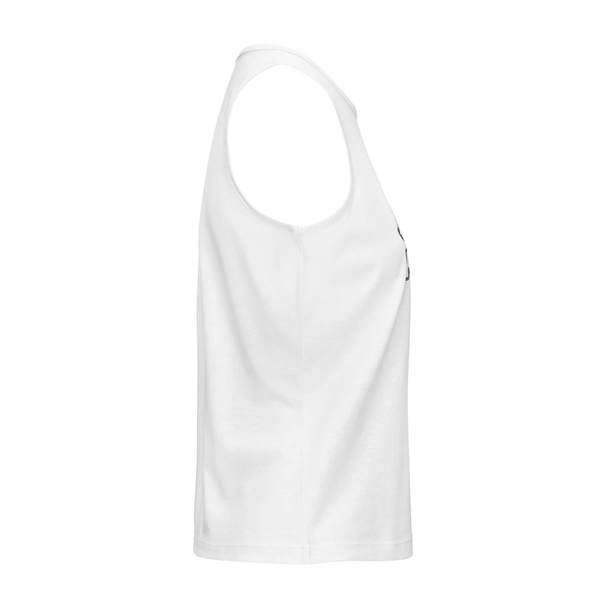 Camiseta Sin Mangas Con Logo Fria Blanco Mujer
