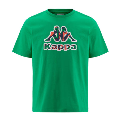 Camiseta Con Logo Fioro Verde Hombre