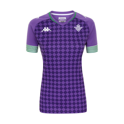 Camiseta Kombat Lady Away Real Betis Balompié Púrpura Mujer - Imagen 1