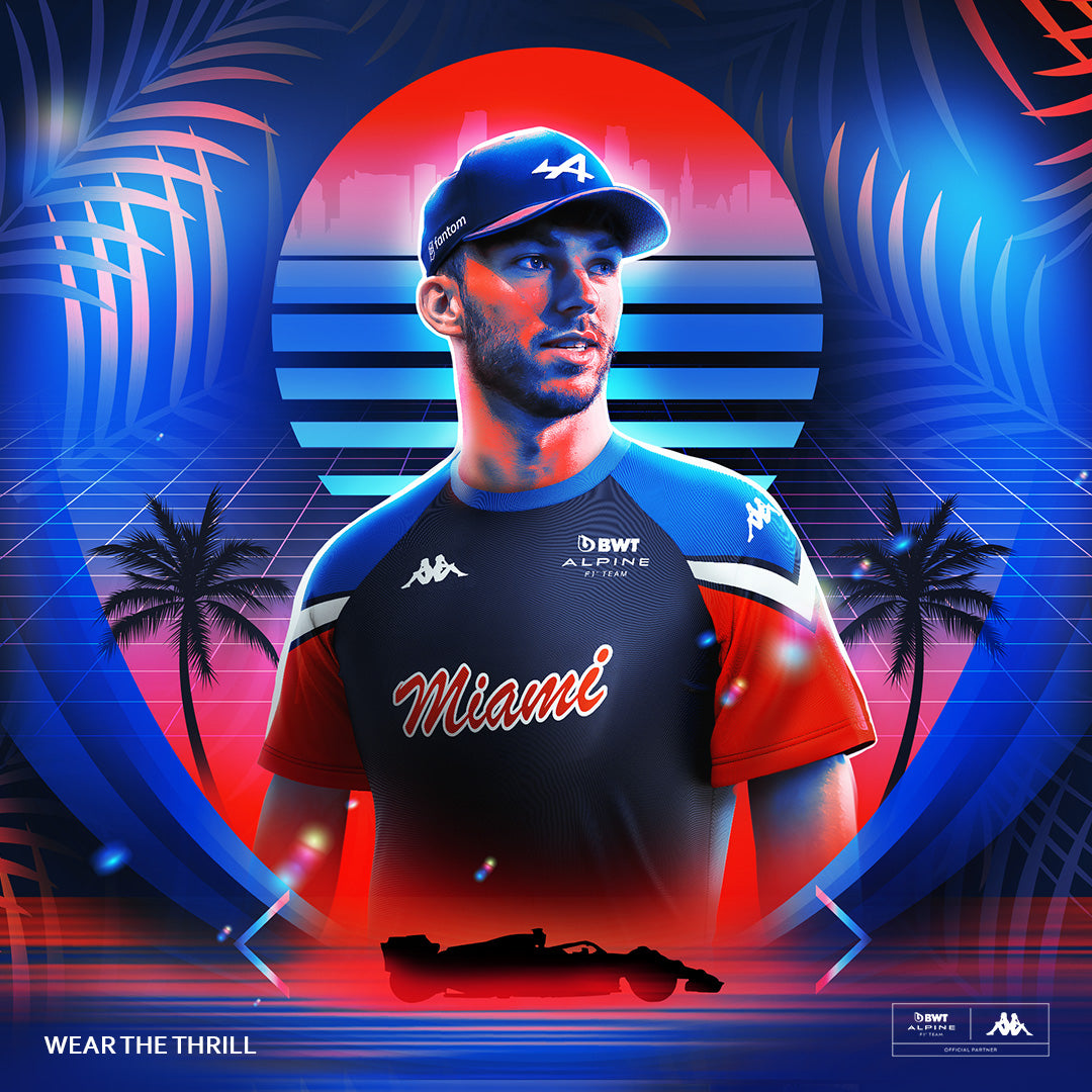 Camiseta de Juego Ornellabat Gasly BWT Alpine F1 Team Miami Azul Hombre