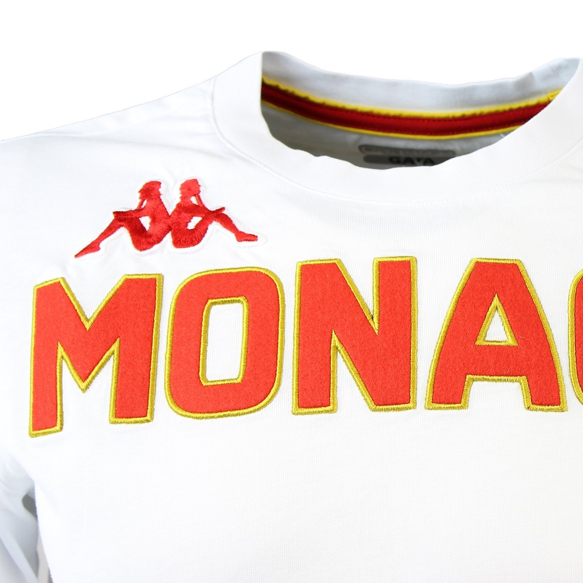 Camiseta Eroi Tee As Monaco Blanco Hombre - Imagen 3