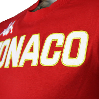Camiseta Eroi Tee As Monaco Rojo Hombre - Imagen 4