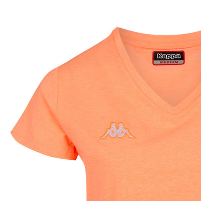 Camiseta Lifestyle Meleti Naranja Mujer - Imagen 3