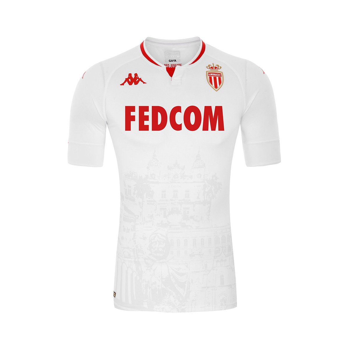 Camiseta Kombat Pro 20-21 Third As Monaco Blanco Hombre - Imagen 1
