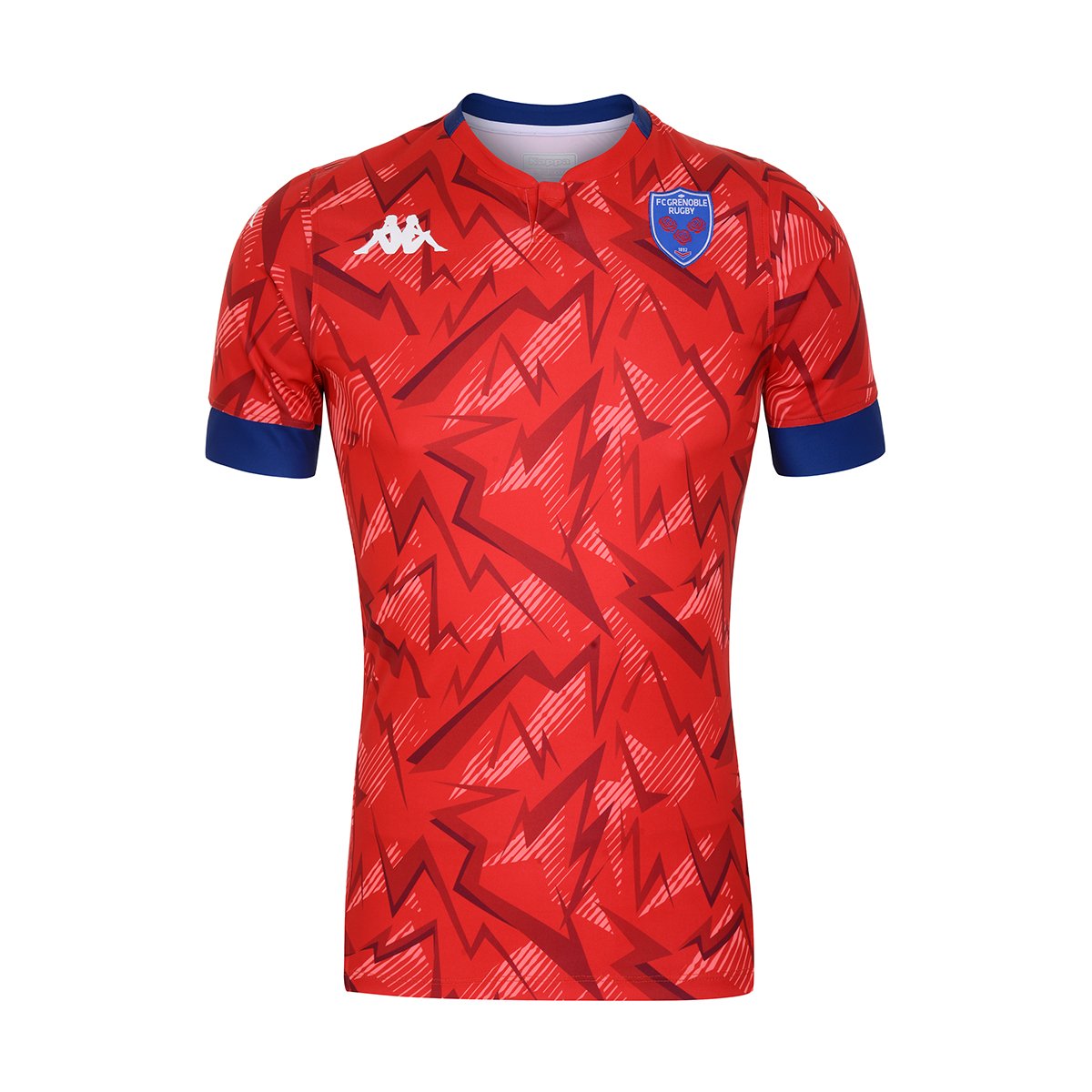 Camiseta Kombat Away Fc Grenoble Rugby Rojo Niños - Imagen 1