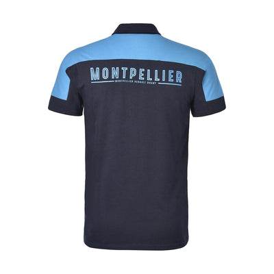 Polo Balla Montpellier Herault Rugby Azul Hombre - Imagen 2