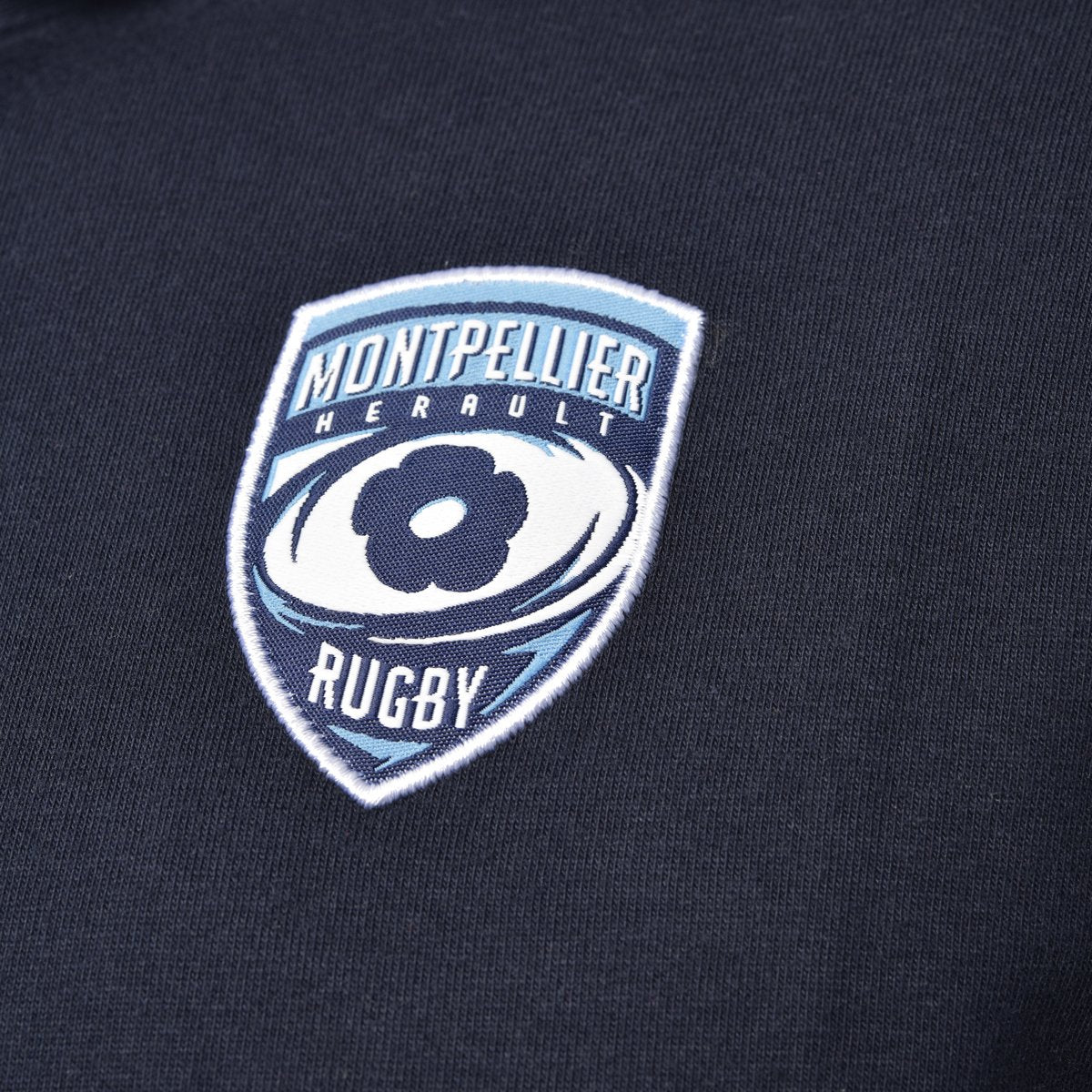Camiseta Algardi Montpellier Herault Rugby Azul Hombre - Imagen 3