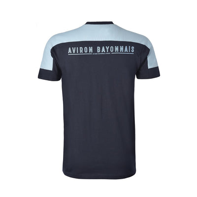 Camiseta Algardi Aviron Bayonnais Azul Hombre - Imagen 2