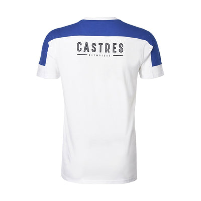 Camiseta Algardi Castres Olympique Blanco Hombre - Imagen 2
