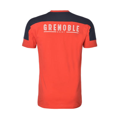 Camiseta Algardi Fc Grenoble Rugby Rojo Hombre - Imagen 2