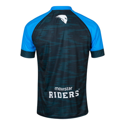 Camiseta de juego oficial Movistar Riders 2021 Azul Unisex - Imagen 2