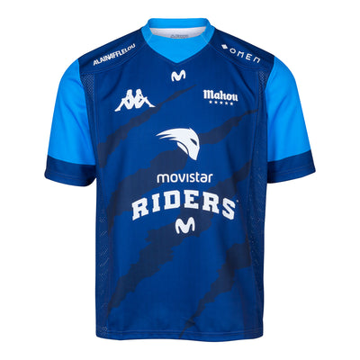 Camiseta de juego oficial Movistar Riders 2021 Azul Unisex - Imagen 1