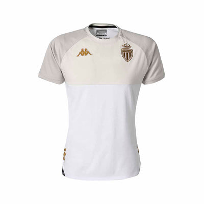 Camiseta Ayba Europe AS Monaco Blanco Hombre