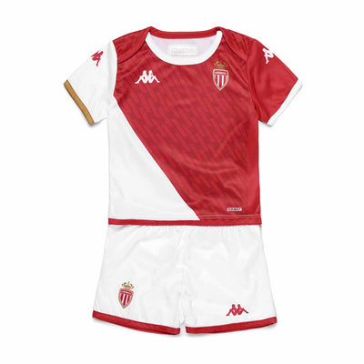Kit Kombat Baby Kit Home AS Monaco 23/24 Rojo Niños