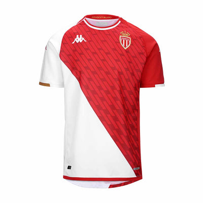 Camiseta de Juego Kombat Home AS Monaco 23/24 Rojo Niños