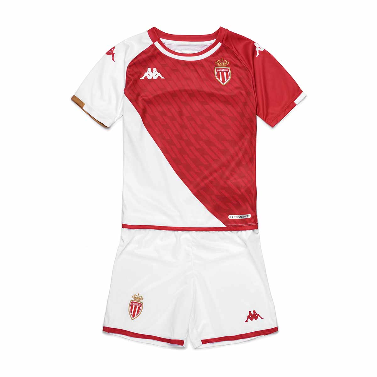 Kit Kombat Kit Home AS Monaco 23/24 Rojo Niños