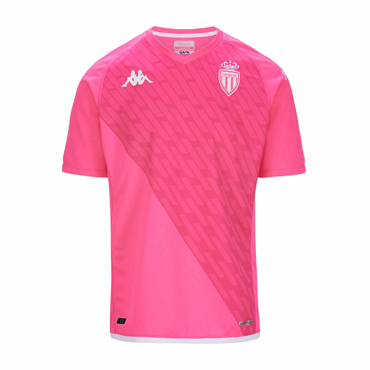 Camiseta de Juego Kombat Gardien AS Monaco 23/24 Rosa Hombre