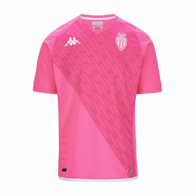 Camiseta de Juego Kombat Gardien AS Monaco 23/24 Rosa Hombre