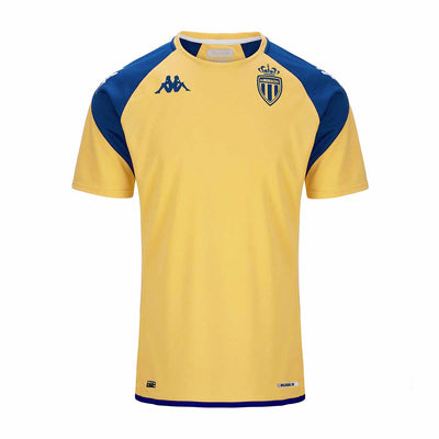 Camiseta de Juego Abou Pro 7 AS Monaco 23/24 Amarillo Niños