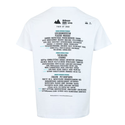 Camiseta Dogo BILBAO BBK LIVE x KAPPA Blanco Unisex