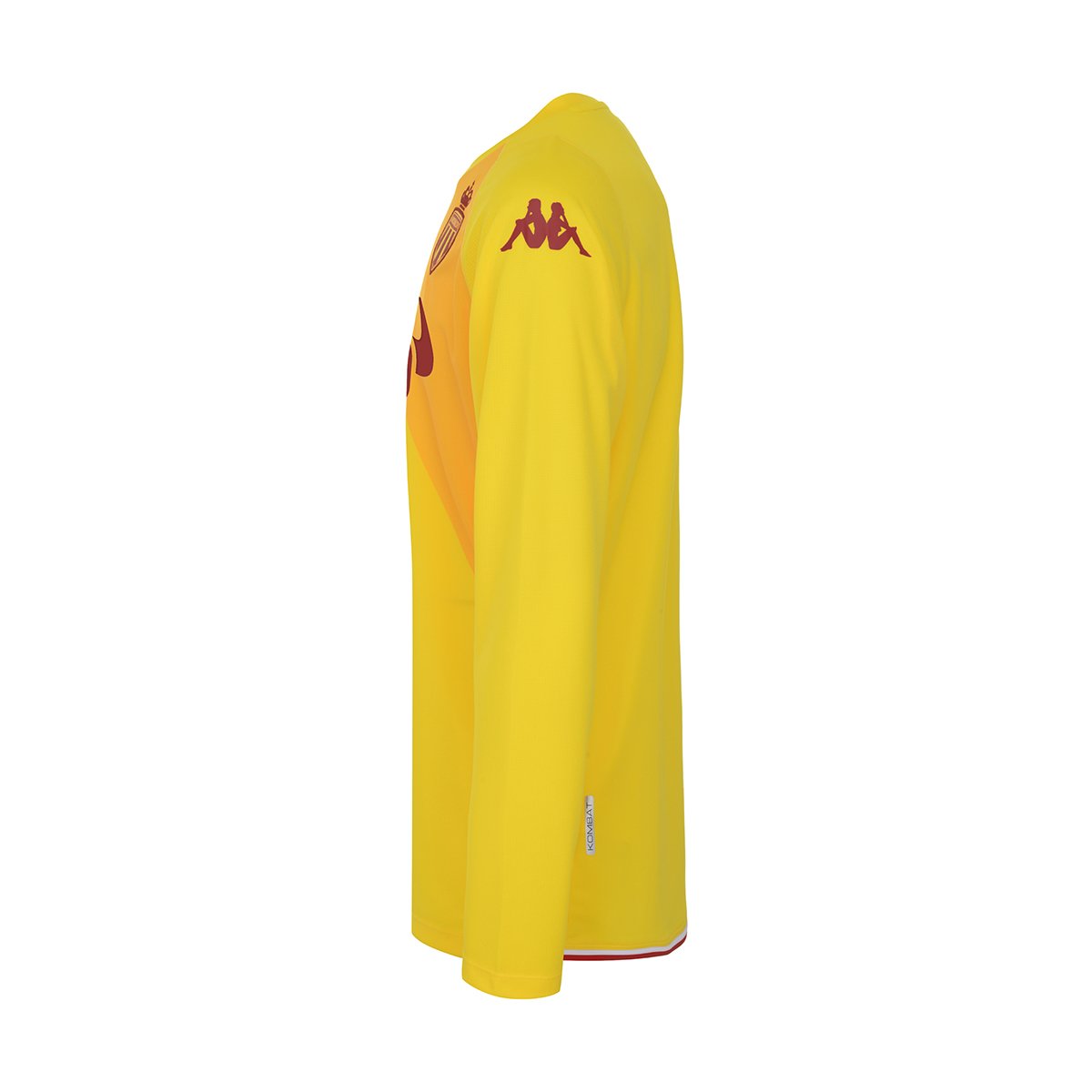 Camiseta Kombat Goalkeeper AS Monaco niño Amarillo - Imagen 2