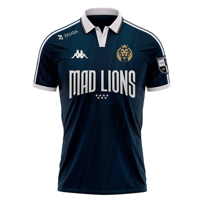 Camiseta de juego Mad Lions Kombat Azul Unisex