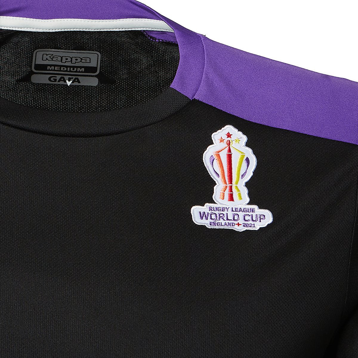 Camiseta Abou Pro 5 Rugby World Cup niño Negro - Imagen 3