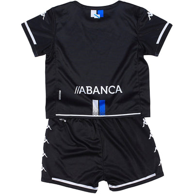 Kombat Baby Kit Away RCD La Coruña niño Negro - Imagen 2
