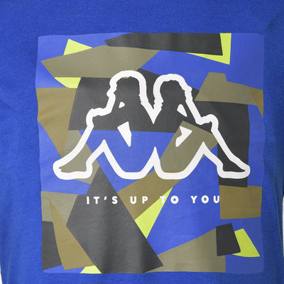 Camiseta Cated azul garçon - Imagen 3