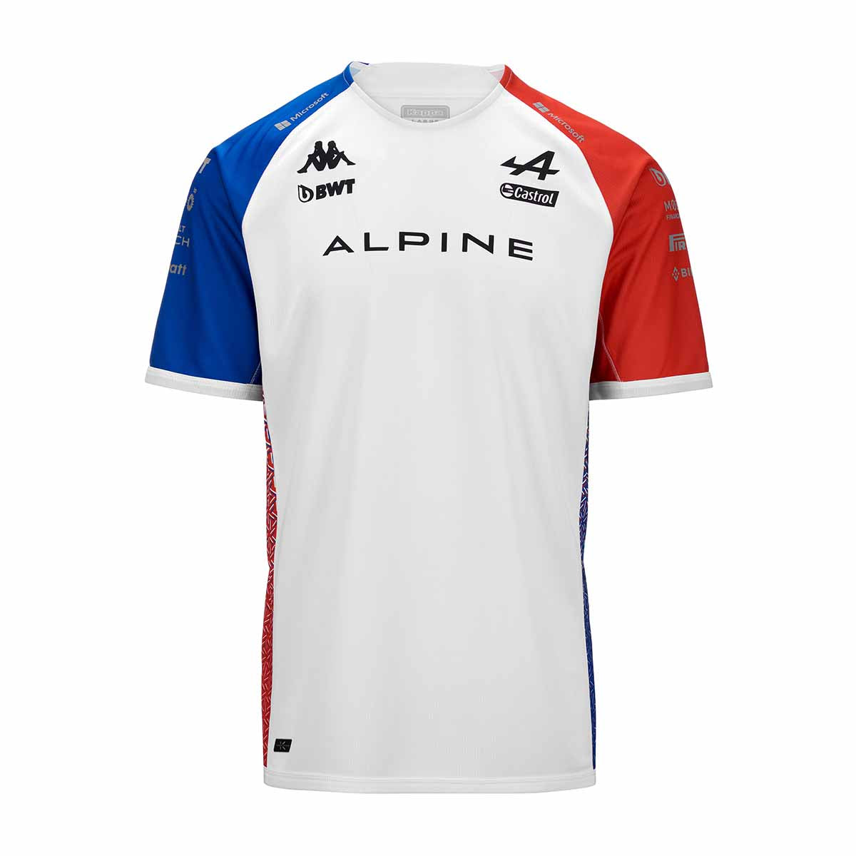 Camiseta de Juego Kombat France BWT Alpine F1 Team Blanco Hombre