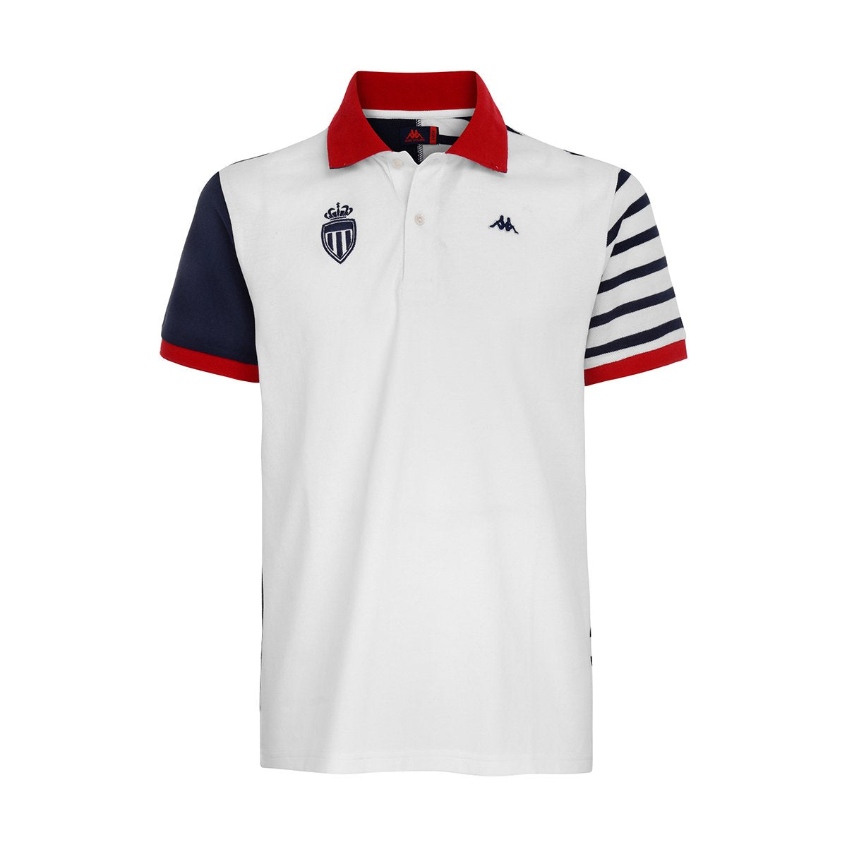 Camiseta Aubin Robe di Kappa x AS Monaco Blanco Hombre - Imagen 1