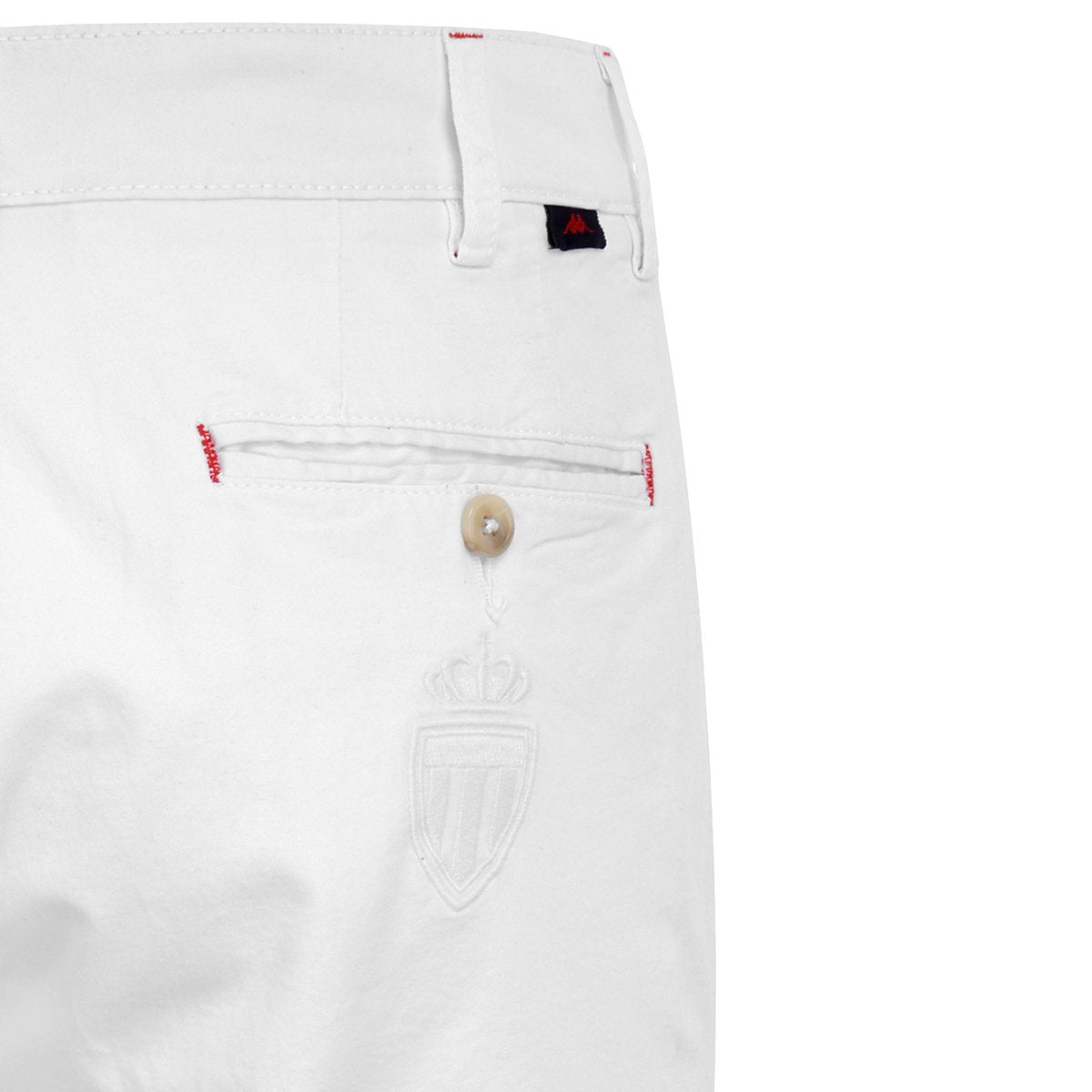 Camiseta Oris Robe di Kappa x AS Monaco Blanco Hombre - Imagen 2