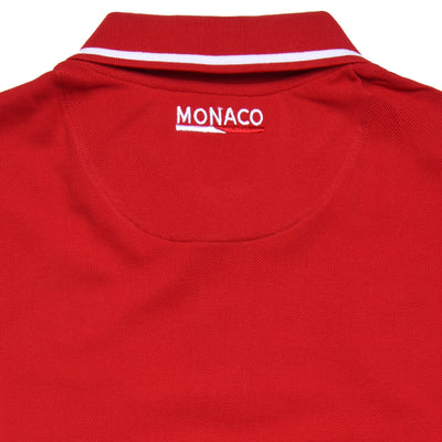 Polo Len Robe Di Kappa - As Monaco 2022 rojo hombre - imagen 3