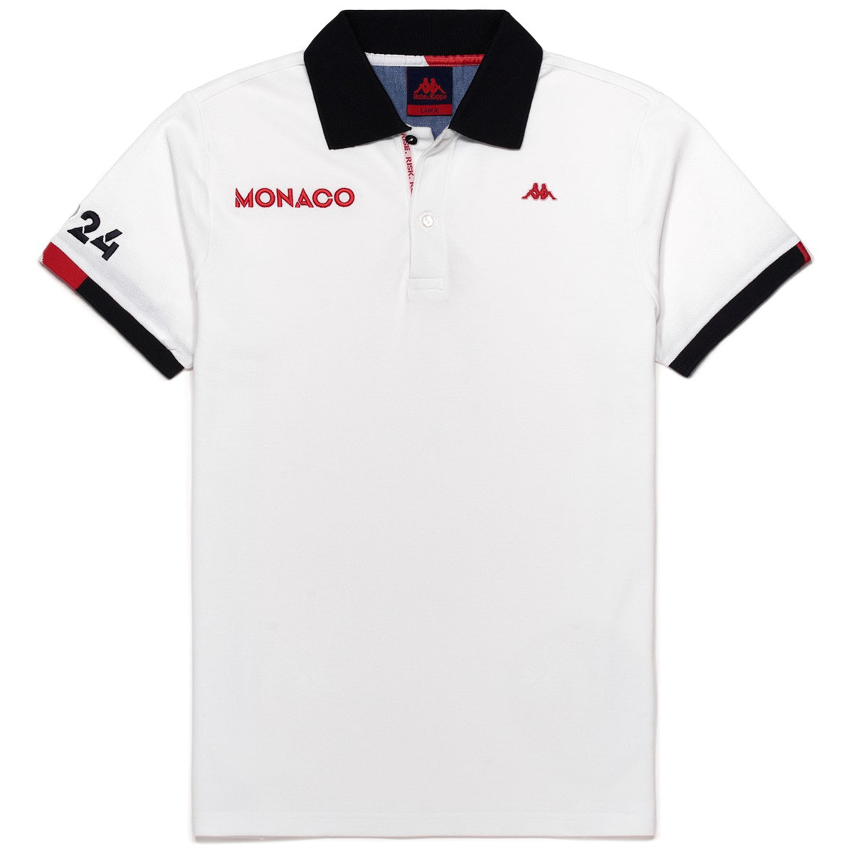 Polo Herve Robe di Kappa - As Monaco 2023 Blanco Hombre