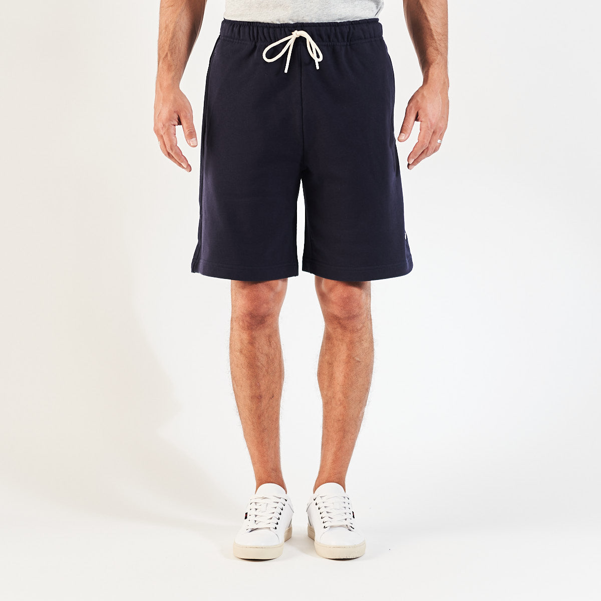 Pantalón corto azul marino, hombre, short algodón Karraway Robe Kappa