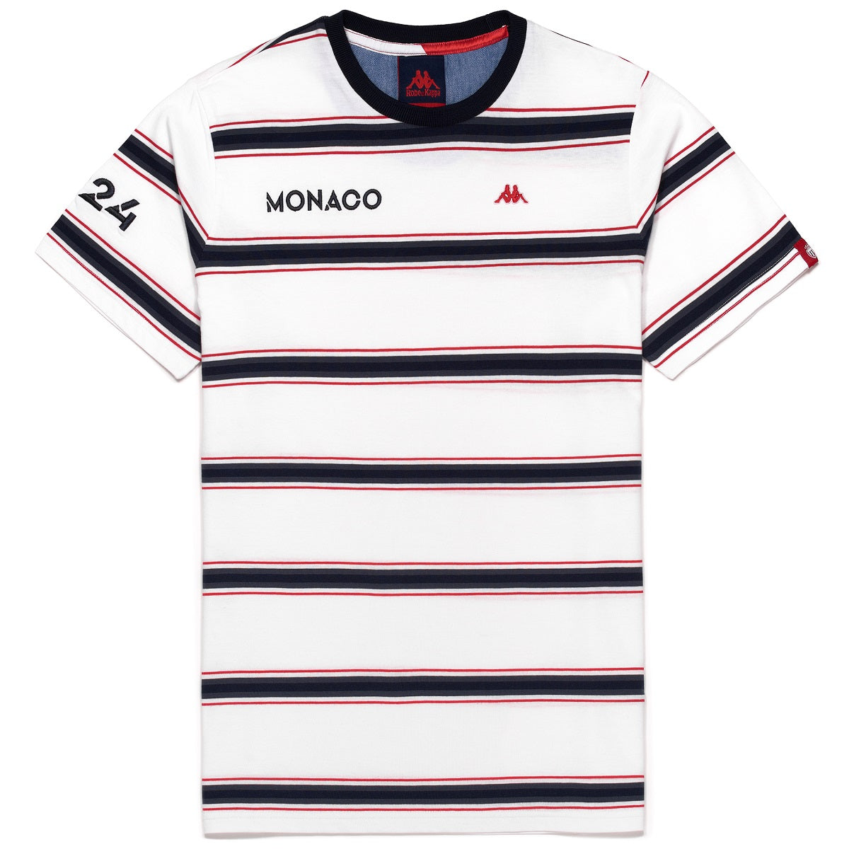 Camiseta Aya Robe di Kappa - As Monaco 2023 Blanco Hombre