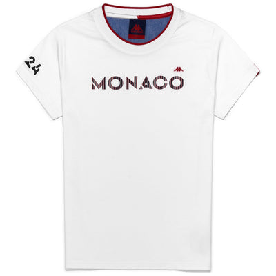 Camiseta Alize Robe di Kappa - As Monaco 2023 Blanco Mujer